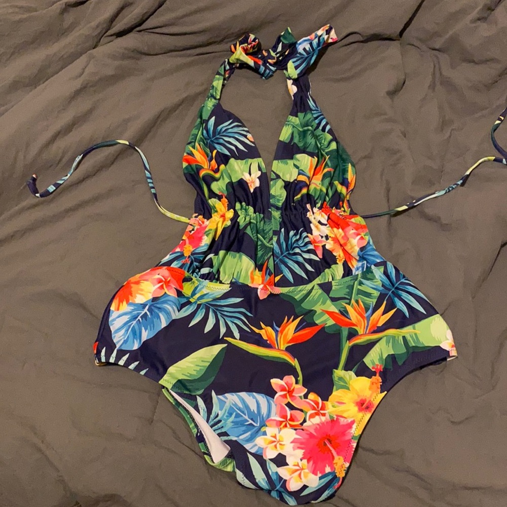 One piece open back
